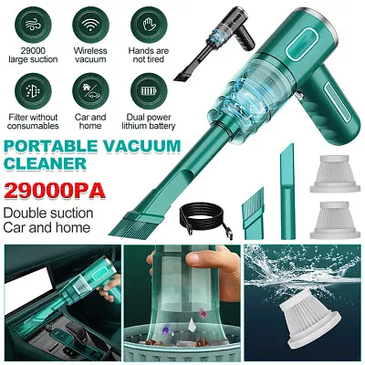 $16.28 • Buy 29000PA Cordless Hand Held Vacuum Cleaner Mini Portable Car Auto Home Wireless