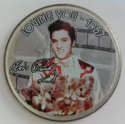 Loving You - Elvis Presley Movie - Colorized Half Dollar • $8.98