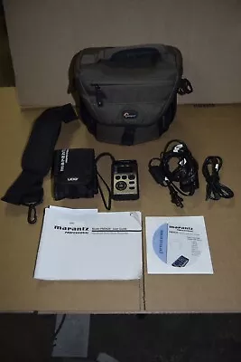 Marantz PMD620 Professional Digital Portable Audio Recorder Adapter Lowepro Case • $349.99