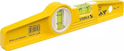 £19.95 • Buy Stabila Non-Magnetic 81S Pocket 25cm Torpedo Boat Spirit Level,German Made,02500