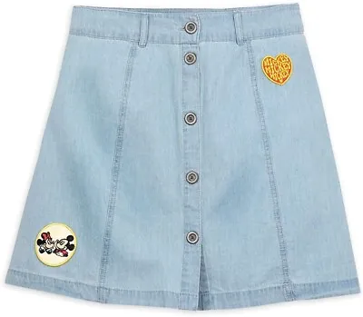 Nwt Disney Denim Jean Skirt Mickey & Minnie Sx 2xl • $30