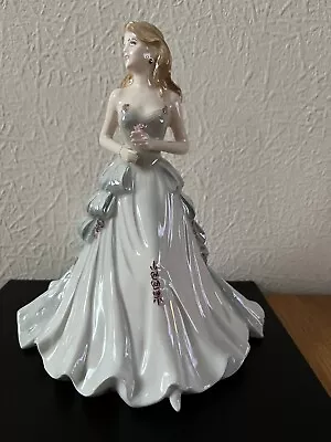 Coalport Figurine - Silver Anniversary • £65