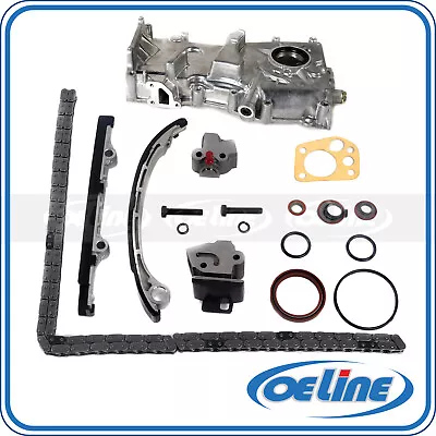 Fit 98-01 2.4L Nissan Altima GLE GXE SE XE KA24DE Timing Chain Kit Oil Pump Set • $84.99