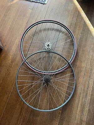 Vintage Campagnolo Record High Flange Wheelset Mavic G40 Rims • $149