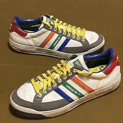 Adidas NASTASE Multi Color Tennis Shoes US13 VTG 2007 Sneakers 018472 • $49