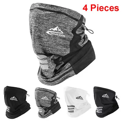 4 Pcs Multi-use Tube Scarf Bandana Head Face Mask Neck Gaiter Cover Head Wear • $29.99