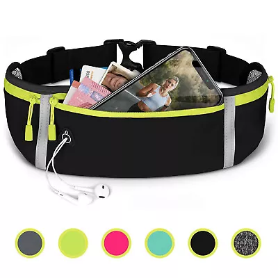 Phone Run Belt For Sony Xperia 10 V Sports Case Jogging Fitness Waist Pouch • £29.42