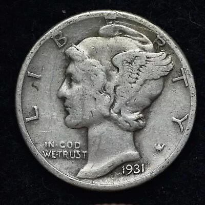 1931 Mercury Silver Dime GOOD / VG FREE SHIPPING  • $11.99