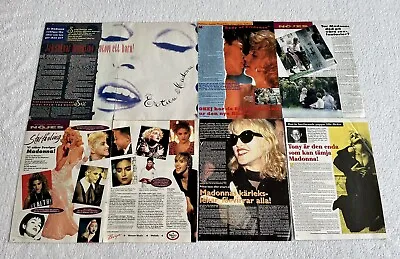 MADONNA Clip Collection Posters Music Magazines Vintage Rare 1980s 1990s • $15