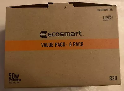 EcoSmart 50-Watt Equivalent R20 Dimmable LED Light Bulb - Soft White • $14