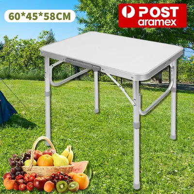 Camping Folding Table Picnic Outdoor Foldable Tables Aluminium Portable BBQ Desk • $27.20