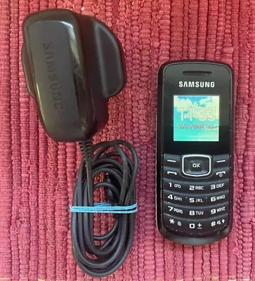 Samsung E1080i - Black ) Mobile Phone - Fully Working And Tested • £9.99