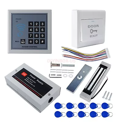 RFID Door Entry Security Access Control System Kit Set Magnetic Electronic Lock • $61.98