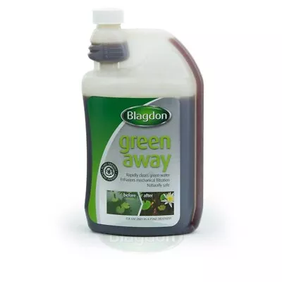 £18.64 • Buy Blagdon Pond Green Away 250ml 500ml 1000ml Clears Green Water Treatment Algae