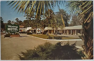 Vintage Postcard Midway Motel Savannah Georgia • $4.65