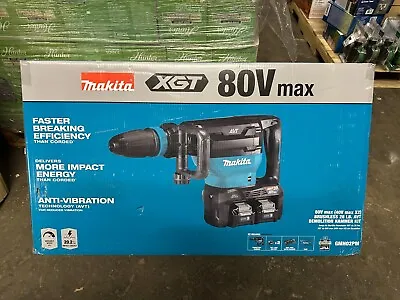 Makita GMH02PM 40V X2 80V Max XGT Brushless 28 Lb AVT Demolition Hammer Kit NEW • $749