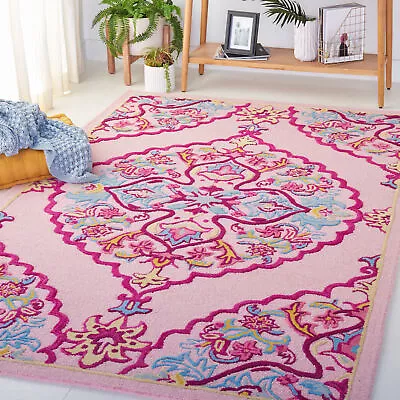 Safavieh Hand Tufted Bellagio Collection Pink / Multi Area Rugs - BLG605A • $100