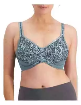 BERLEI - ELECTRIFY PRINT UNDERWIRE SPORTS BRA Heartline Sz 10-20 NEW • $49.95