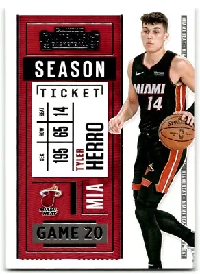 2020-21 Panini Contenders Season Ticket Tyler Herro Miami Heat #4 • $1.19