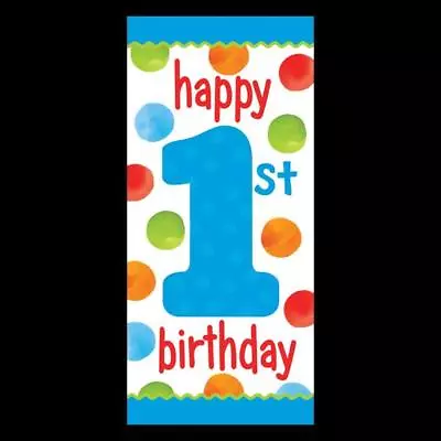 BOYS 1st Birthday Door Sign...Decoration...Wall Hanging...Banner • $5.95