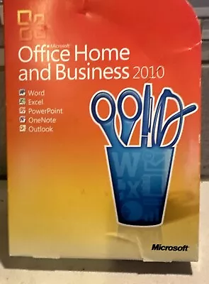 Microsoft Office 2010 Home & Business For 3 PCs Outlook/Excel/Word/PowerPoint • $59.99