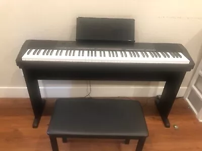 Casio Keyboard 88 KeysPedal And Bench. Good Condition. Buyer Pays For Shipping • $500