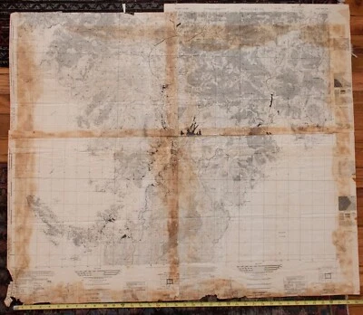 $600 • Buy Ww2 USMC Combat Map, Nagasaki, Saipan, Original 2nd Marine Division