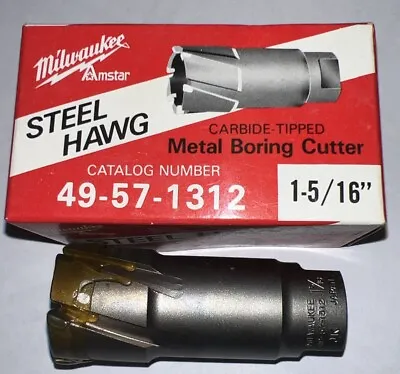 Milwaukee (49-57-1312)  1-5/16  Threaded Steel Hawg Cutter • $60