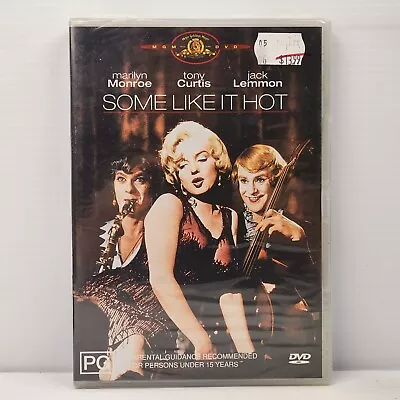 Some Like It Hot DVD Movie 1959 Marilyn Monroe Tony Curtis Comedy Romance Reg 4 • $11.33