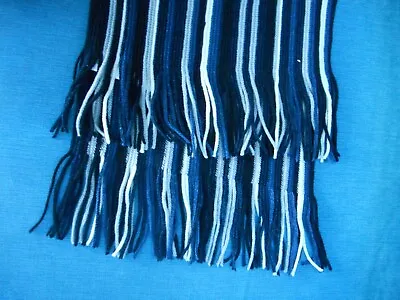 Brand New + Unused - Mens Long Striped Scarf • £3.95