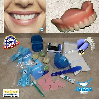 Denture Kit Full Upper/ Full Lower False Dentures Teeth • $85