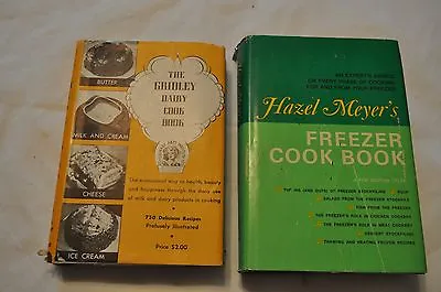 1941 THE DAIRY COOK BOOK Culinary Arts Institute & FREEZER COOK BOOK 1970 MEYERS • $17.57