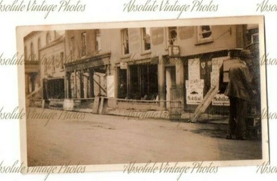 £32 • Buy Photo Burnt Out Shops Enniskillen ? Fermanagh Northern Ireland Troubles C.1922