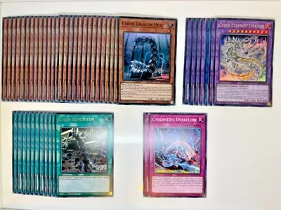 Yugioh - Competitive Deluxe Cyber Dragon Deck + Extra Deck *Ready To Play* • £19.99