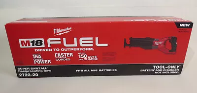 Milwaukee M18 FUEL 2722-20 18V Li-Ion Brushless Cordless SUPER SAWZALL New BARE • $184.95