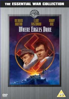 Where Eagles Dare DVD (2005) Richard Burton Hutton (DIR) Cert PG Amazing Value • £2.98