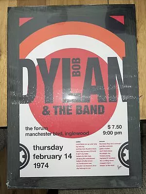 $34.99 • Buy Bob Dylan And The Band Concert Poster On Metal Displate