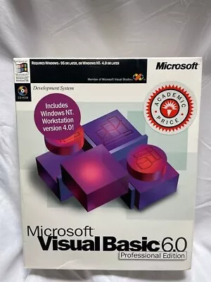 Microsoft Visual Basic Professional Edition 6.0 • $264.33