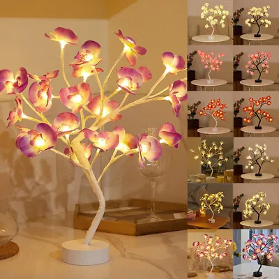 £7.49 • Buy LED Tree Branch Light Flower Twig Birch Table Desk Home Room Party Decor Lamp