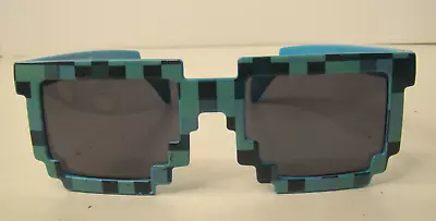 Minecrafter Square Pixel Mosaic Glasses Fashion Cosplay Sunglasses Kids Adults • $9.95