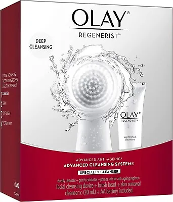 $25.89 • Buy Olay Regenerist Advanced Anti Ageing And Cleansing System Device, Brush Heads