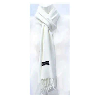 Mens Womens Winter Plain Solid Wool Scotland Made 100% Cashmere Scarf Scarves • $7.99