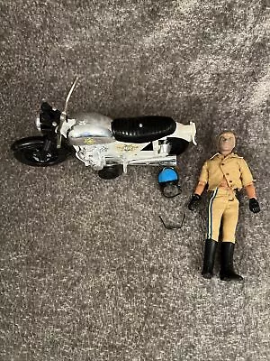 Vintage Mego CHiPs Free Wheelin' Motorcycle With 8  Jon Action Figure 1974 Rare • $250