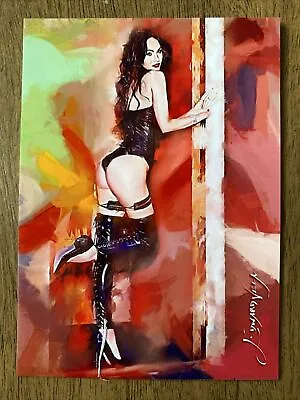 Megan Fox #5 Art Card Limited Numbered 50/50 Edward Vela Signed 2022. • $12.50