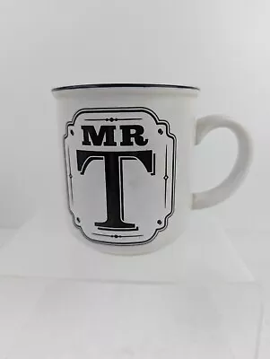MR T MUG By History & Heraldry Alphabet Mugs Tea Or Coffee Stoneware Cup • £4.99
