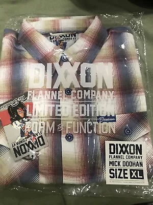 Dixxon Flannel Xl Mick Doohan Plaid Button Up Flannel Limited Edition • $80