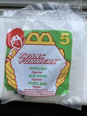 NIP 1995 McDonald's Transformer Happy Meal Toy Manta Ray # 5 Collectable • $6.50