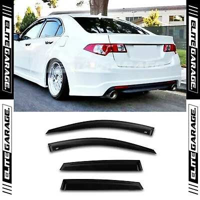 Fits Honda Accord EURO CU2 8th Gen Sedan - Side Window Visors Weathershields • $79.99