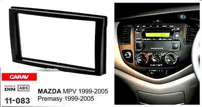 2DIN Car Radio Frame Radio Bezel Compatible With Mazda Mpv / Premacy 1999-2005 • $17.03