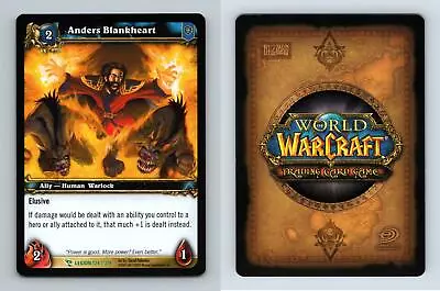 Anders Blankheart #134/319 March Of The Legion Uncommon Warcraft 2007 TCG Card • $2.09